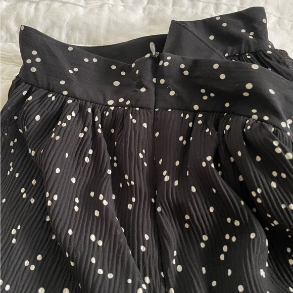Zara black and white polka dot tiered skirt - Picture 4 of 4